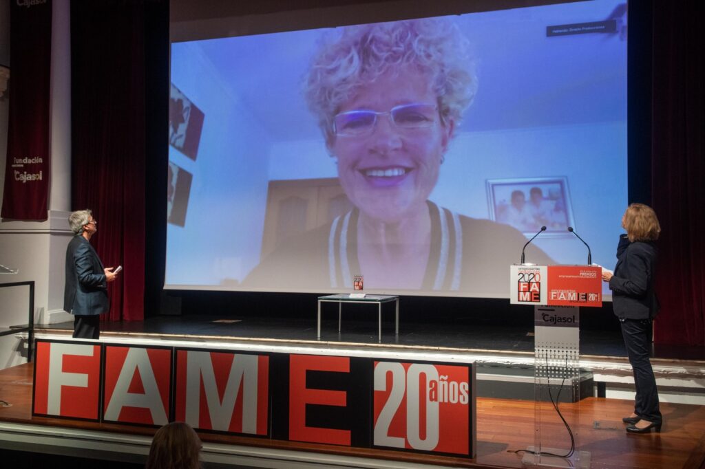 Lola Gómez Ferrón, Premio a la "Trayectoria Empresarial" en el 20 aniversario de FAME.